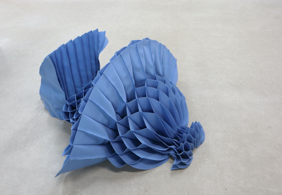 Mes plats déployés, drap de laine bleu provence, modélisme, couture, 2021