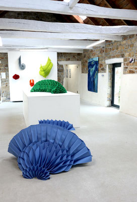 Vue de l'exposition Openfield #5, Quimper 2023 association C.A.C.T.U.S
