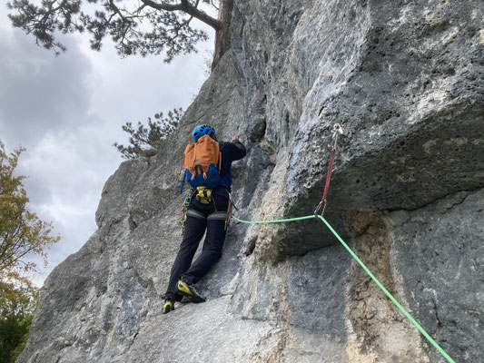 schöne Platten in der 2. Seillänge