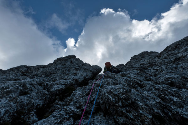 schöner Riss in der 7. Seillänge