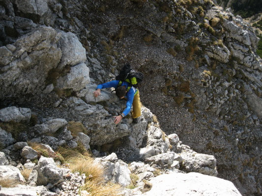 am zahmen Fuchslochsteig (1+)