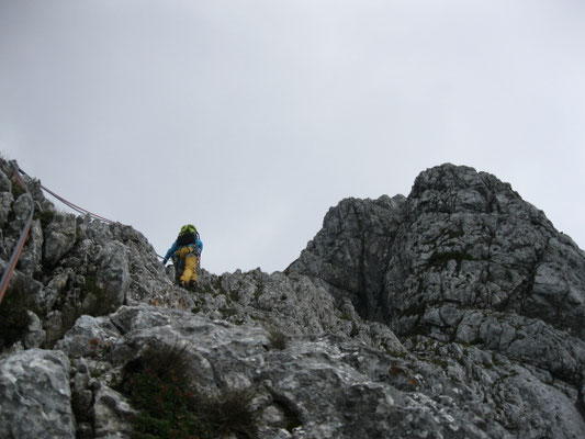 am Grat, 4. Seillänge