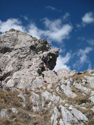 erster Abseiler