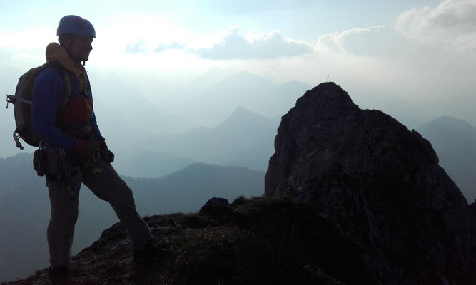 Blick zurück zur Kaltmauer (1929m)