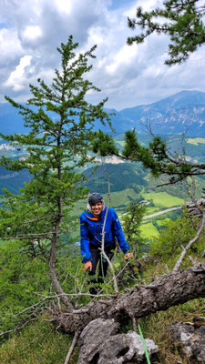 am Ende der schönen 6. Seillänge