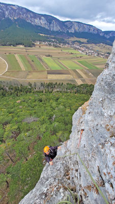 2. Seillänge (Kienbergturm Westkante)