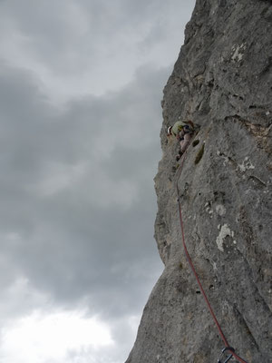 2. Sl, steil aber griffig