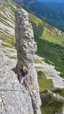 der Kamin von oben