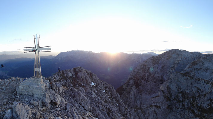 die letzten Meter zum Gipfel