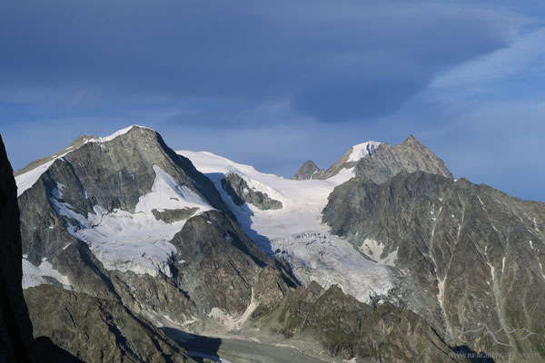 Sicht zu Pigne d'Arolla & Co.