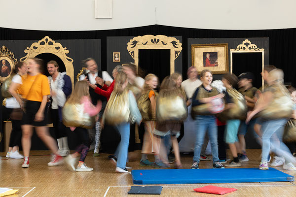 Vorbereitungen Musical Motz & Arti am SAF Kirchheim