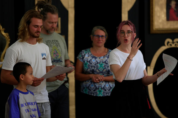 Vorbereitungen Musical Motz & Arti am SAF Kirchheim