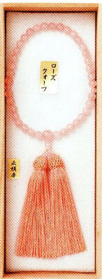念珠（女性物）ローズクォーツ