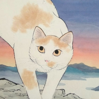 富嶽猫景(三)猫