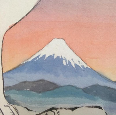 富嶽猫景(三)富士山