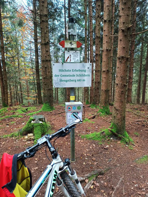 die erste Anhöhe ist erreicht