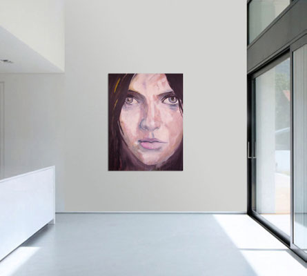 unknown model 0905/17 Acrylics on canvas 130 x 100 x 4 cm   > SOLD <