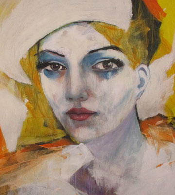 Fashion show - 0811/17   acrylics on canvas - sold -