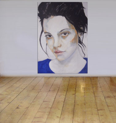 unknown model 270916 Acrylics on canvas 160 x 110 x 4 cm  > SOLD <