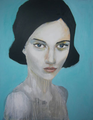 unknown model 0905/17 Acrylics on canvas 130 x 100 x 4 cm   > SOLD <