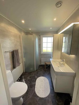 Badezimmer im Erdgeschoss