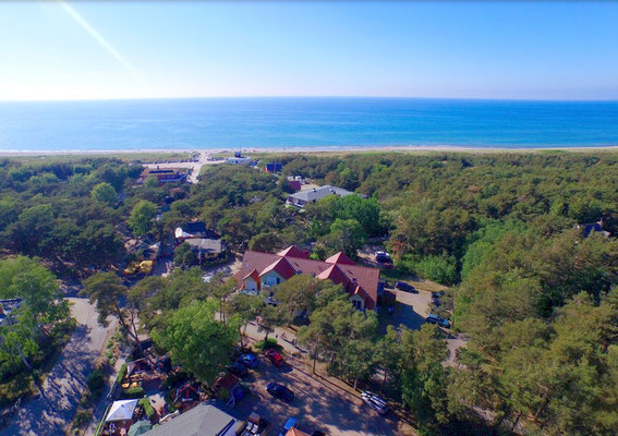 Ostsee inkl. der Ferienwohnungen am Badesteig am Dierhäger Strand 