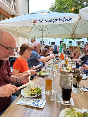 Open-Air-Stammtisch, Restaurant Akropolis, 16.08.2023