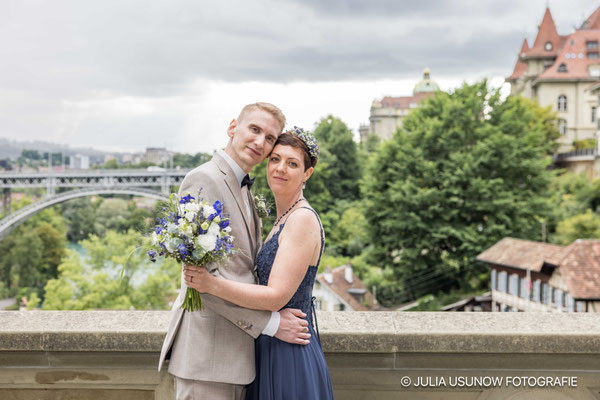 hochzeit mit ausblick auf bern