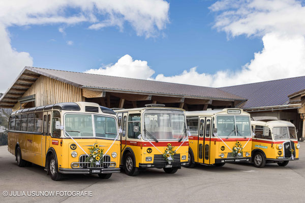 Postauto für eure Hochzeit mieten, Berner Oberland
