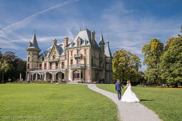 Schloss Schadau, Hochzeit im Herbst