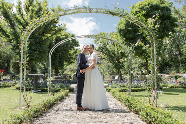 rosenbogen im schlossgarten