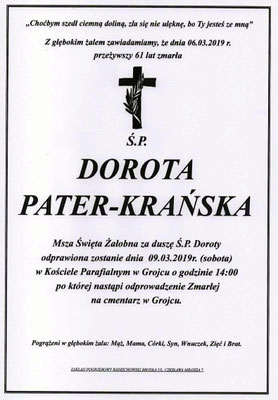 Dorota Pater-Krańska