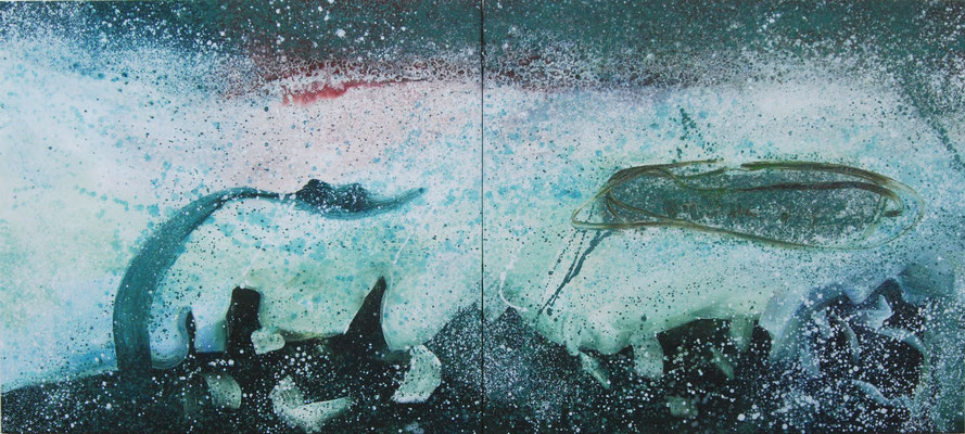 the infinite cycle 9,10 each 170 x 190 cm, oil on canvas