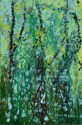 evolving seeds 1 60 x 40 cm oil on canvas