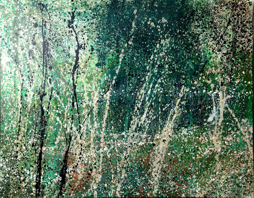 a clear message 190 x 240 cm oil on canvas