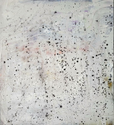 molecular memory 125 x 120 cm, oil on canvas
