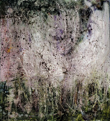 nothospecies 1 125 x 120 cm, oil on aluminium