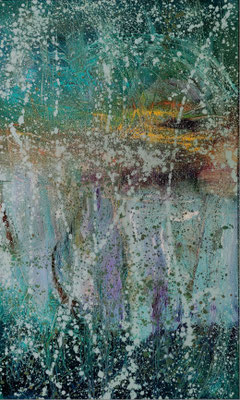 proximity 200 x 120 cm, oil on aluminium