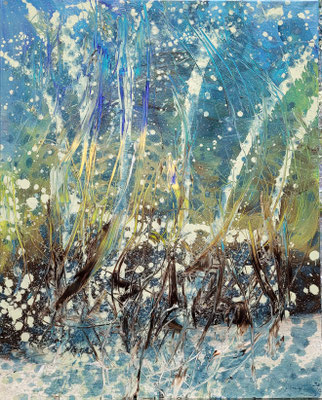 from soil to heaven 100 x 80 cm oil on canvas