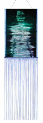 prelude to a windstorm 6 445 x 130 cm photo, oil, strings on canvas