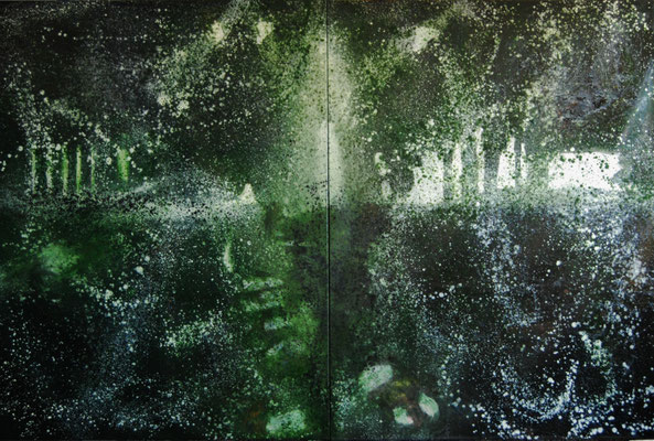the path out 240 x 360 cm oil on canvas