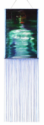 prelude to a windstorm 3 445 x 130 cm photo, oil, strings on canvas