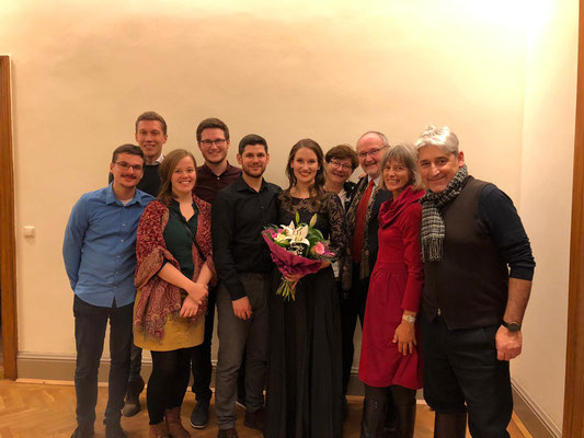 nach meinem Debüt im Musikverein mit meiner Familie, Dezember 2019