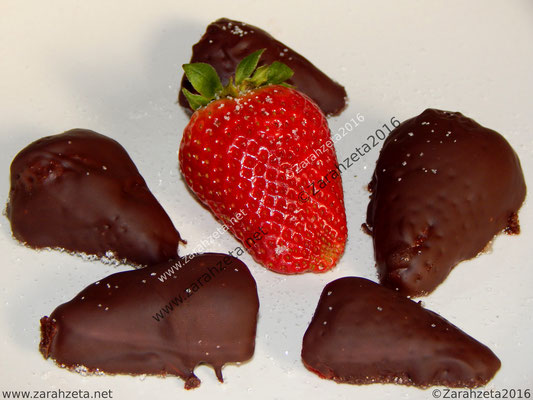 Erdbeeren in Schokolade