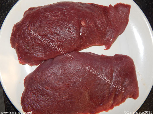 Alternativer Foodblog Straußenfilet roh