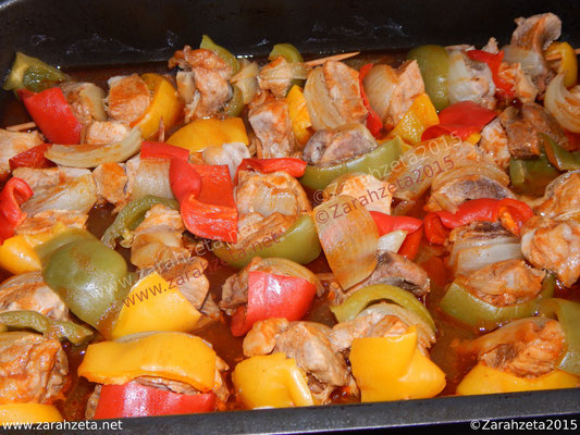 Schaschlik im Backofen