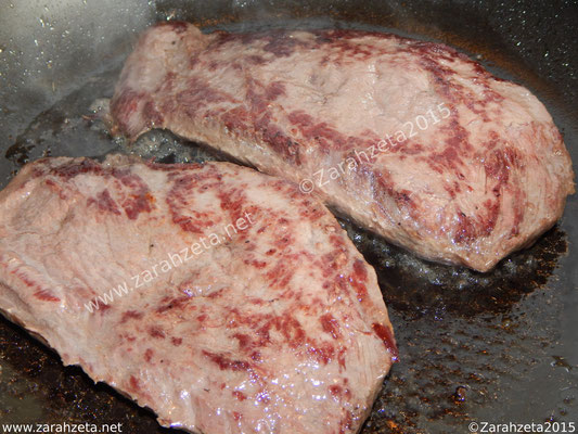 Alternativer Foodblog mit gebratenem Straußenfilet
