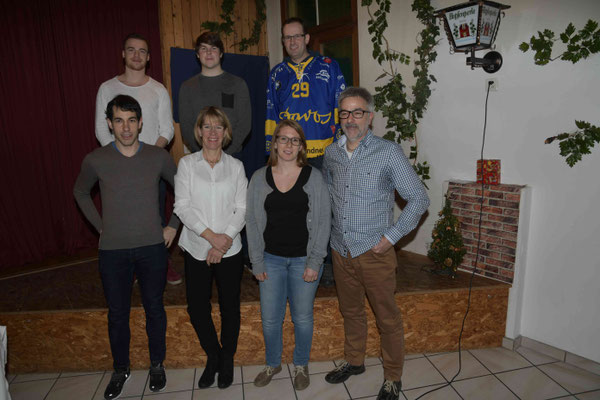 Vorstand und Geehrte