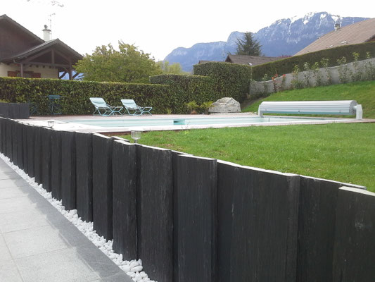 Palissade en schiste - Fillière