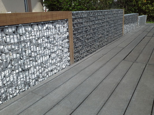 Murets contour piscine